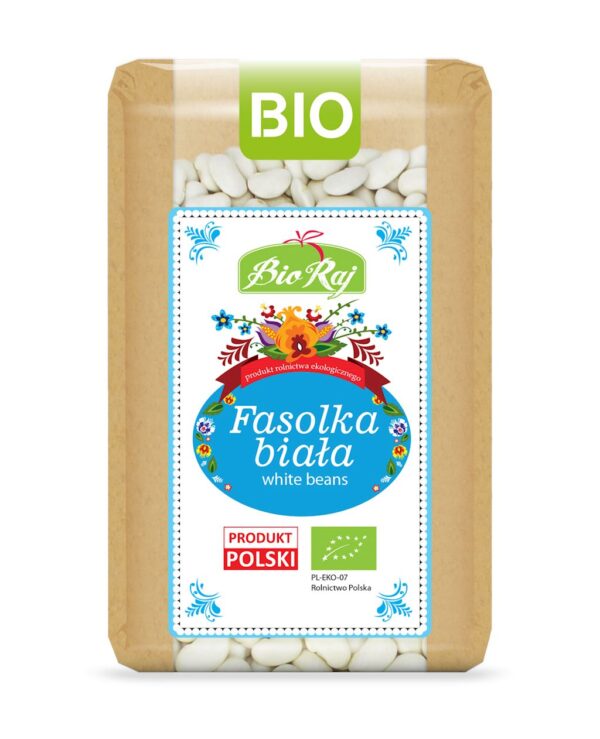 FASOLKA BIAŁA BIO (POLSKA) 500 g - BIO RAJ
